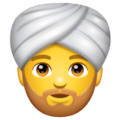 👳‍♂️ Laki Laki Memakai Sorban WhatsApp