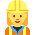 👷‍♀️ Pekerja Konstruksi Wanita Twitter
