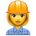 👷‍♀️ Pekerja Konstruksi Wanita WhatsApp