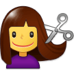 💇‍♀️ Perempuan Potong Rambut Samsung