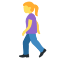 🚶‍♀️ Perempuan Berjalan Kaki Twitter
