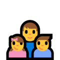 👨‍👧‍👦 Keluarga Laki Laki Anak Perempuan Anak Laki Laki Microsoft