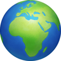 🌍 Globe Menampilkan Eropa Afrika Facebook