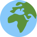🌍 Globe Menampilkan Eropa Afrika Twitter