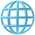 🌐 Globe dengan Meridian Apple