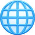 🌐 Globe dengan Meridian Facebook