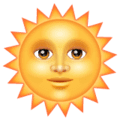 🌞 Matahari dengan Wajah WhatsApp