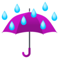 ☔ Payung dengan Tetesan Hujan