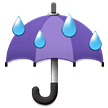 ☔ Payung dengan Tetesan Hujan Samsung