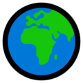 🌍 Globe Menampilkan Eropa Afrika Microsoft