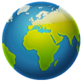 🌍 Globe Menampilkan Eropa Afrika WhatsApp