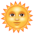 🌞 Matahari dengan Wajah WhatsApp