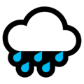🌧️ Awan dengan Hujan Microsof