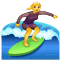 🏄‍♀️ Wanita Berselancar WhatsApp
