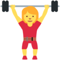 🏋️‍♀️ Wanita Mengangkat Beban Twitter