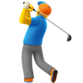 🏌️‍♂️ Pria Bermain Golf Apple