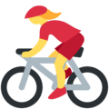 🚴‍♀️ Wanita Bersepeda Twitter