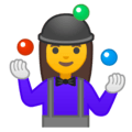 🤹‍♀️ Wanita Juggling Google