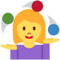 🤹‍♀️ Wanita Juggling Twitter