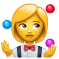 🤹‍♀️ Wanita Juggling WhatsApp