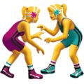 🤼‍♀️ Wanita Bergulat Apple