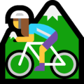 🚵‍♀️ Wanita Naik Sepeda Gunung Microsoft