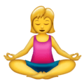 🧘‍♀️ Wanita dalam Posisi Lotus Emojipedia