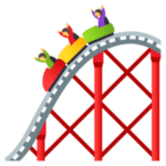 🎢 Roller Coaster JoyPixels
