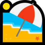 🏖️ Pantai dengan Payung Microsoft