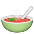 🥣 Mangkuk dengan Sendok WhatsApp