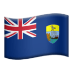 🇦🇨 Bendera Pulau Ascension Apple