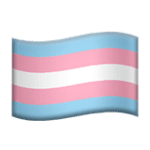 🏳️‍⚧️ Bendera Transgender Apple