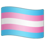 🏳️‍⚧️ Bendera Transgender WhatsApp