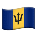 🇧🇧 Bendera Barbados Apple