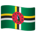 🇩🇲 Bendera Dominika WhatsApp