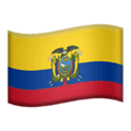 🇪🇨 Bendera Ekuador Apple