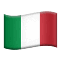 🇮🇹 Bendera Italia Apple