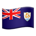 🇦🇮 Bendera Anguilla Apple