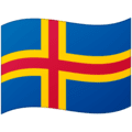 🇦🇽 Bendera Kepulauan Aland Google