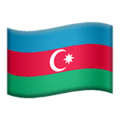 🇦🇿 Bendera Azerbaijan Apple