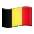 🇧🇪 Bendera Belgia Apple