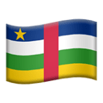 🇨🇫 Bendera Afrika Tengah Apple