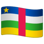 🇨🇫 Bendera Afrika Tengah WhatsApp
