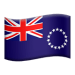 🇨🇰 Bendera Kepulauan Cook Apple