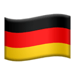 🇩🇪 Bendera Jerman Apple