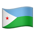 🇩🇯 Bendera Djibouti Apple