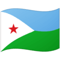 🇩🇯 Bendera Djibouti Google