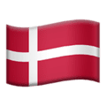 🇩🇰 Bendera Denmark Apple