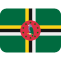 🇩🇲 Bendera Dominika Twitter