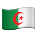 🇩🇿 Bendera Aljazair Apple